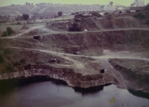 Blue Rock Quarry area - photograph courtesy of Mick Southall, Rowley Olympic Rooms, Portway Hill